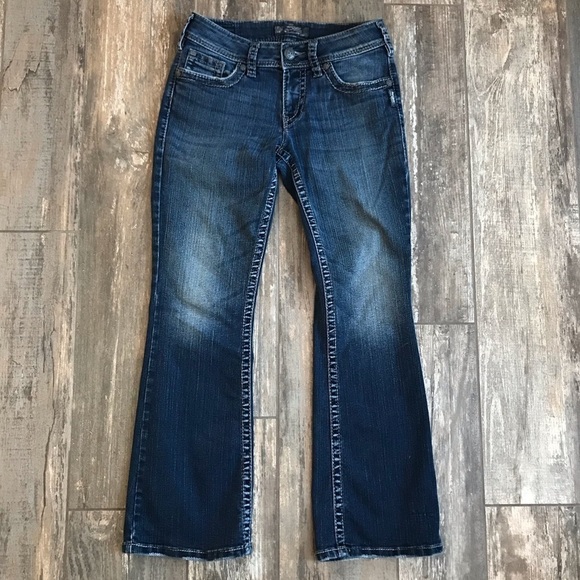 Silver Jeans Co. Suki Surplus back flap pocket stretch denim size 28x30 - Picture 4 of 10